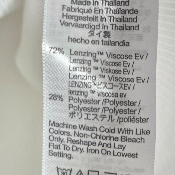 Madewell The Signature Knit Mockneck Sweater Tank Top NM587 White Women XXS‎ NWT - Picture 8 of 15